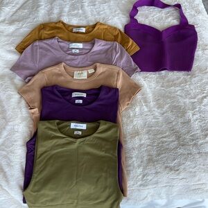 Aritzia Babaton / Wilfred / Maeve (Anthro) - Tee & Knit Bundle